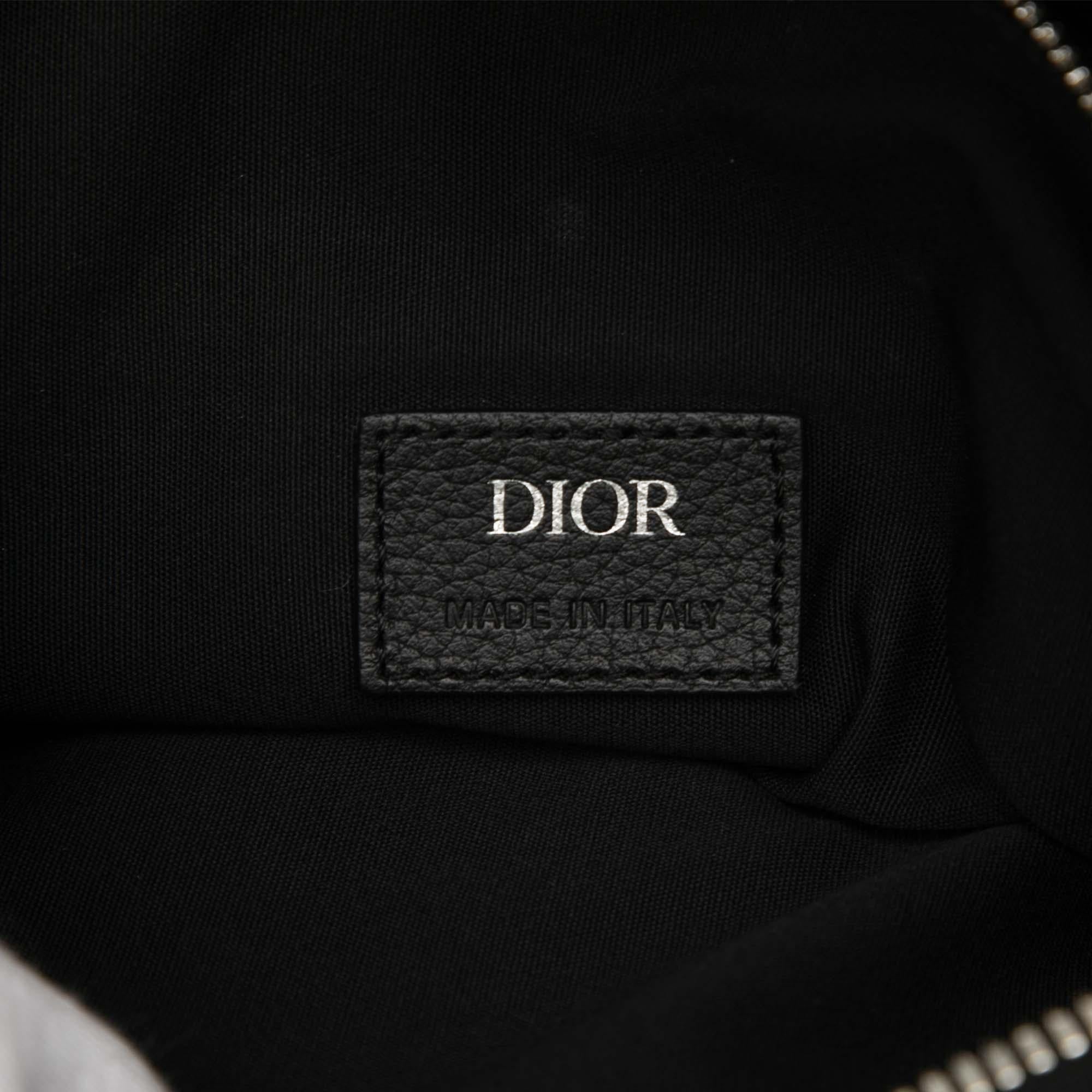 Dior Oblique Canvas Saddle Crossbody