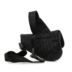 Dior Oblique Canvas Saddle Crossbody