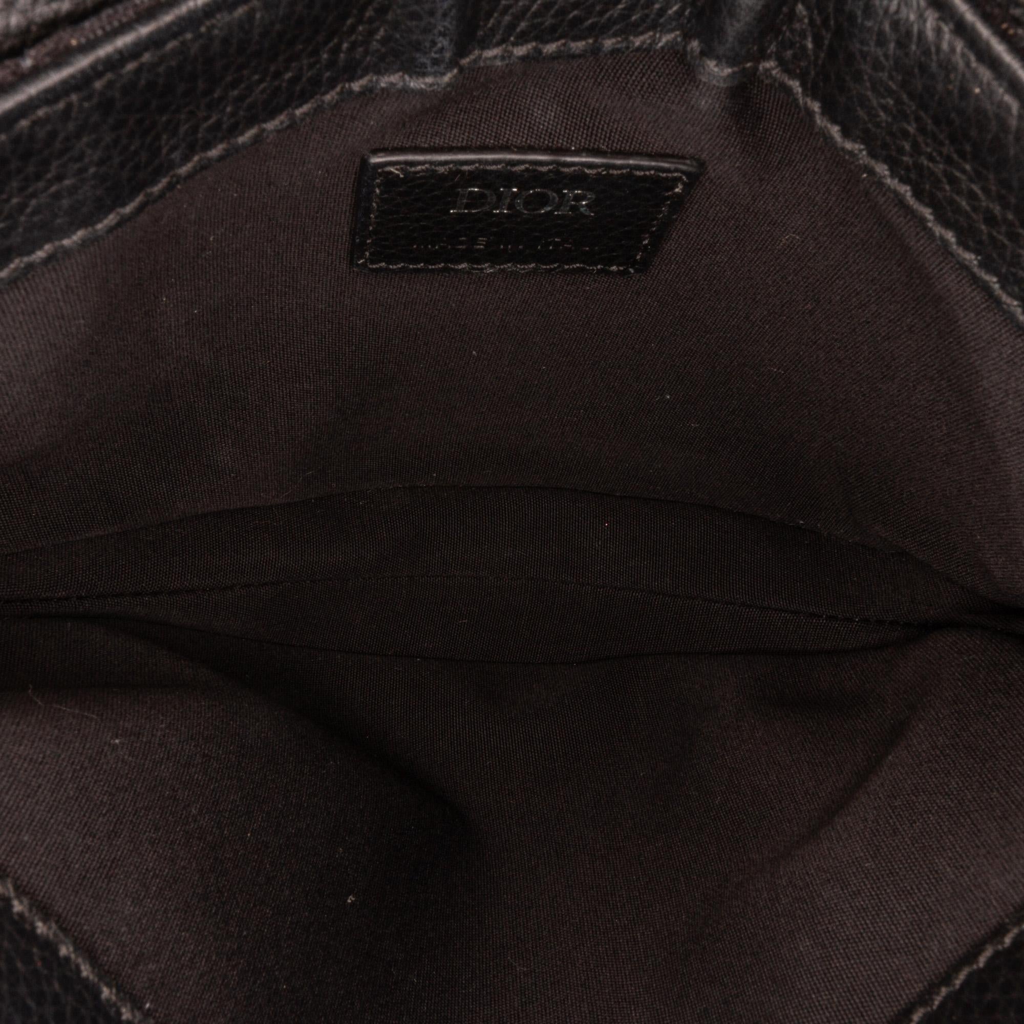 Dior Oblique Canvas Saddle Messenger Bag