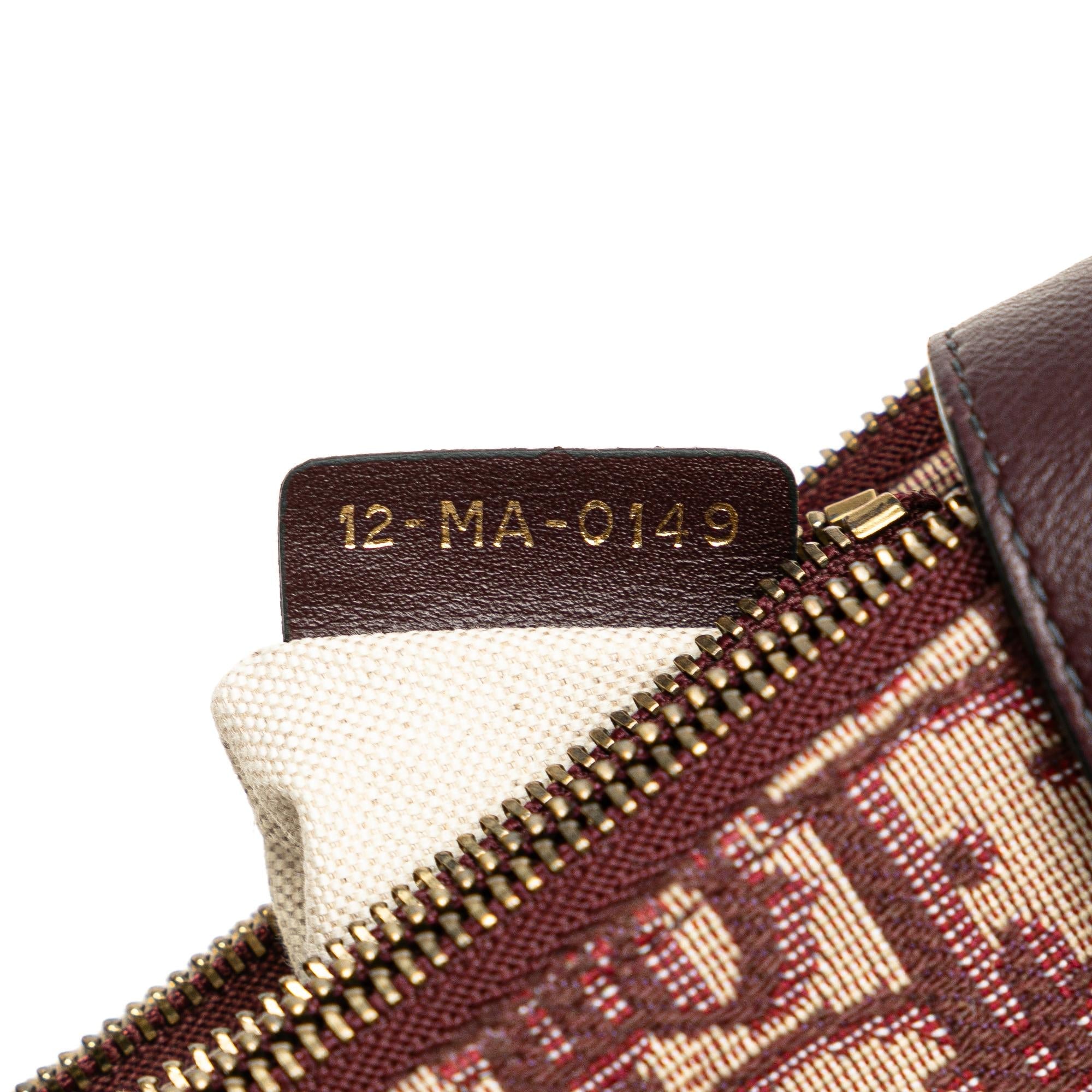 Dior Oblique Canvas Saddle Triple Zip Crossbody
