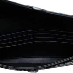 Dior Oblique Canvas Saddle Wallet On Chain