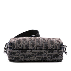 Dior Oblique Canvas Zipped Pouch with Strap