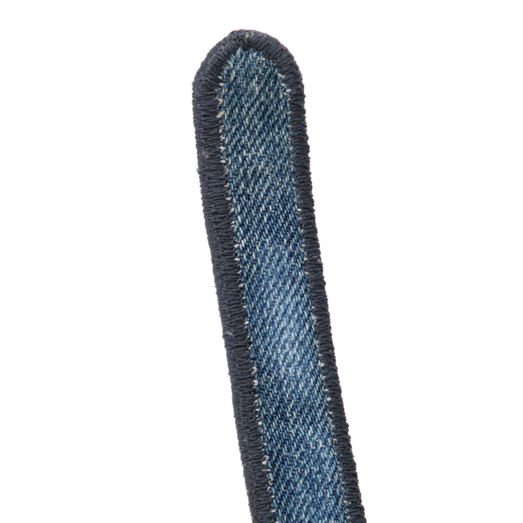 Dior Oblique Denim Embroidered Saddle Bag
