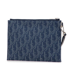 Dior Oblique Denim Tears A5 Flat Pouch