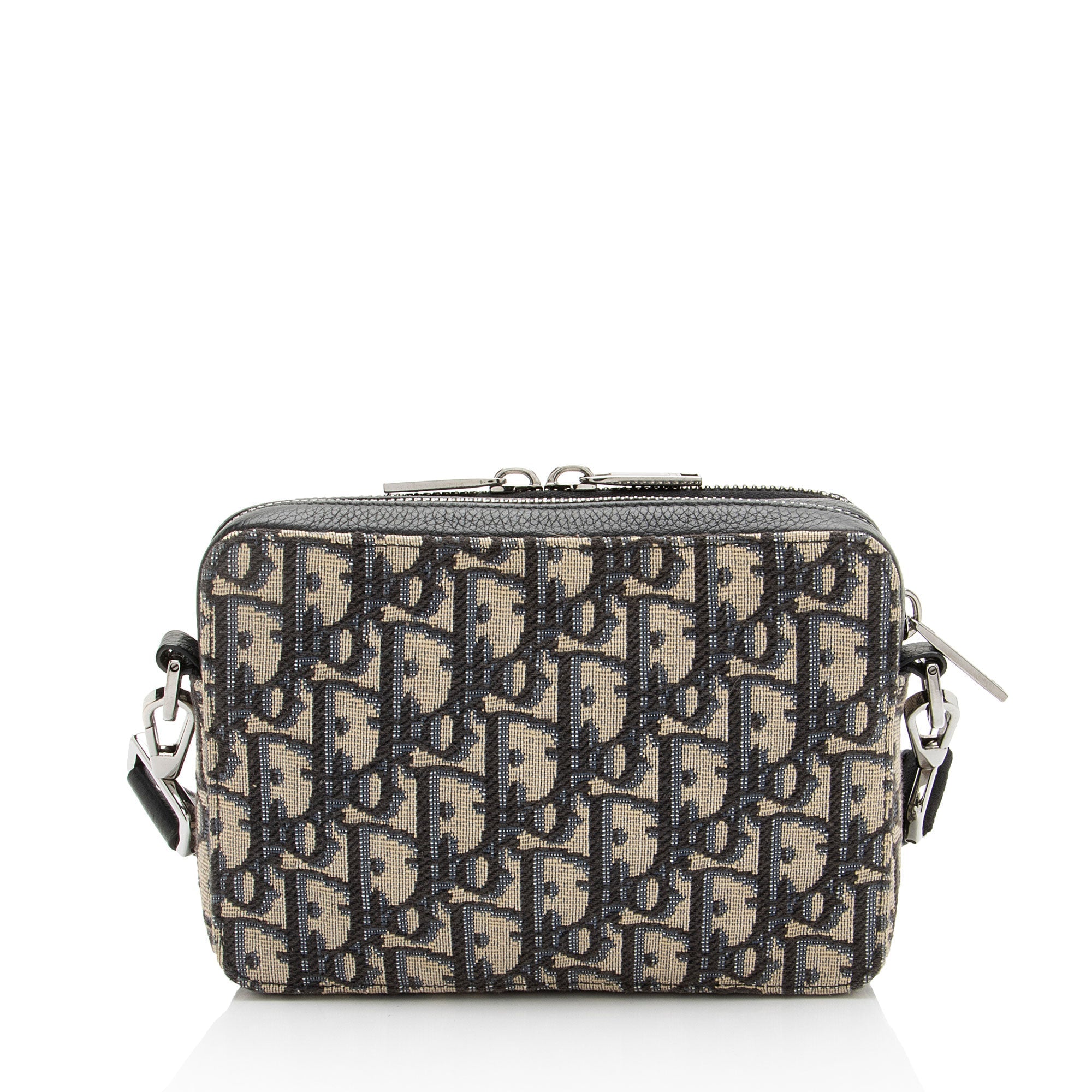 Dior Oblique Double Zip Pouch