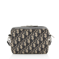 Dior Oblique Double Zip Pouch