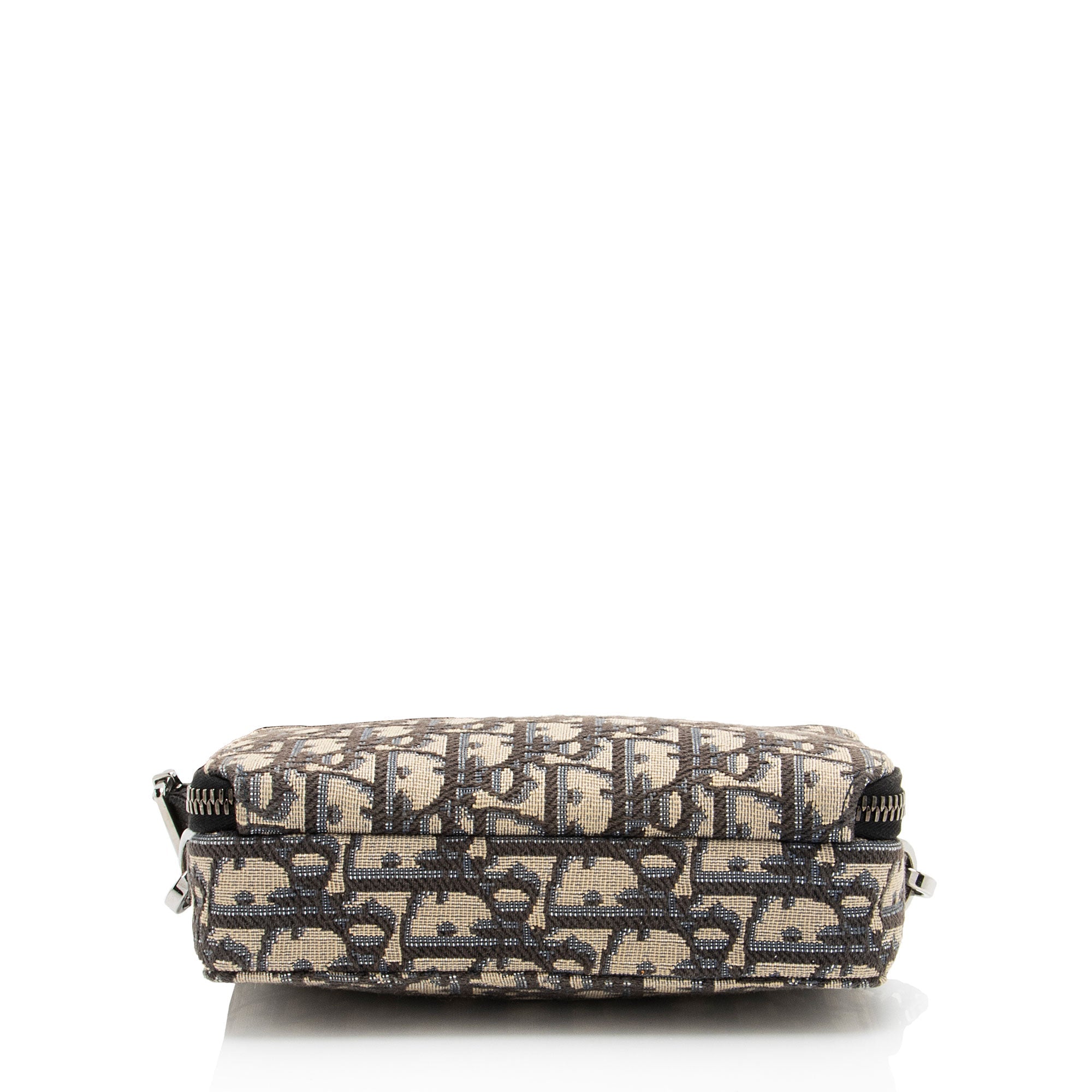 Dior Oblique Double Zip Pouch