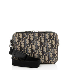 Dior Oblique Double Zip Pouch