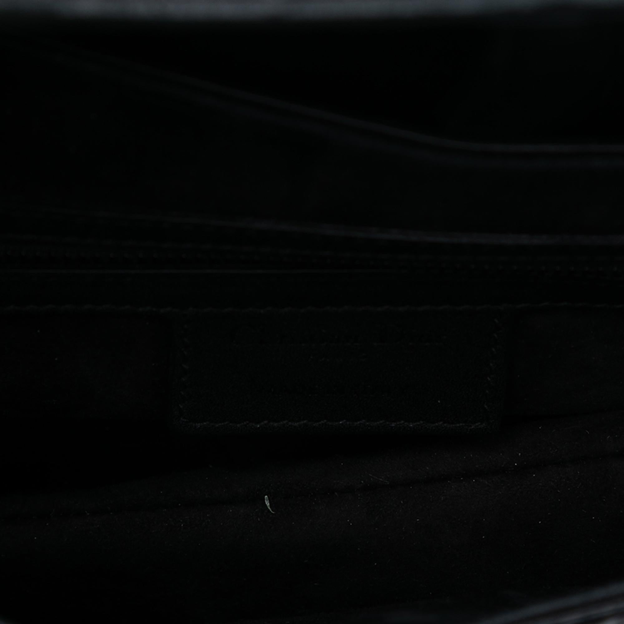 Dior Oblique Embossed Calfskin Saddle Bag