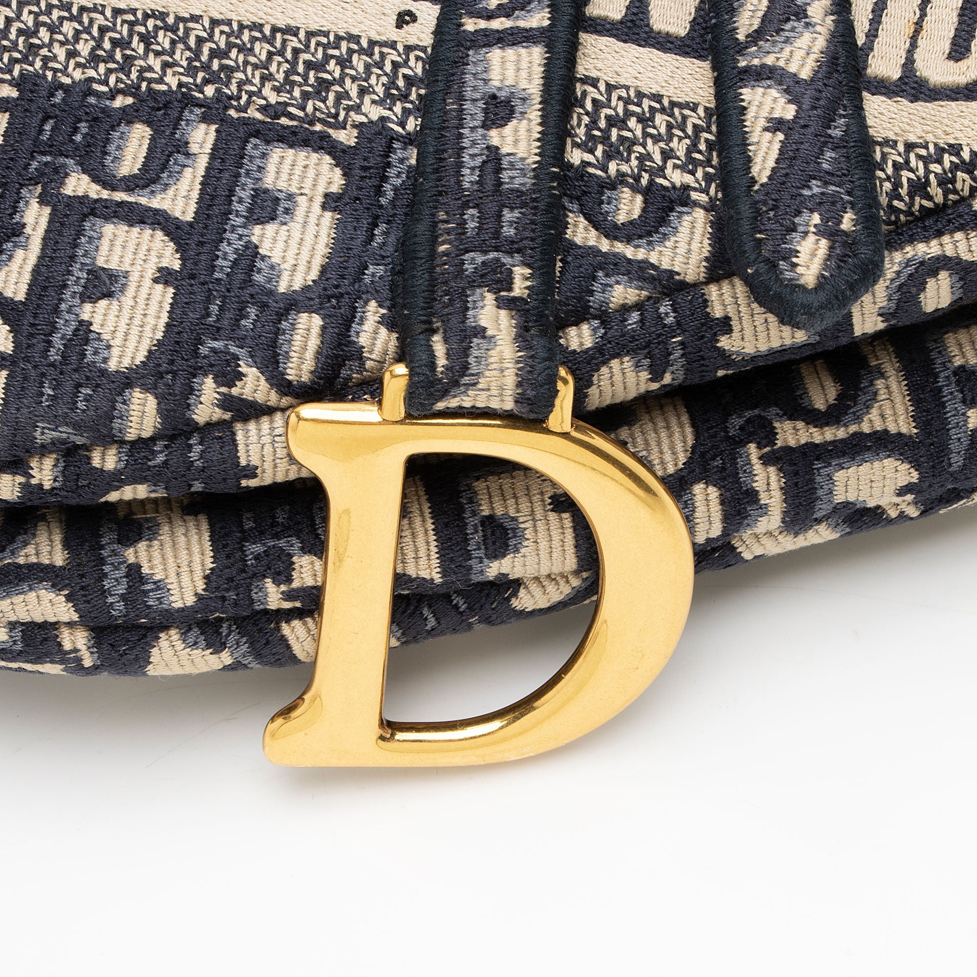 Dior Oblique Logo Saddle Bag