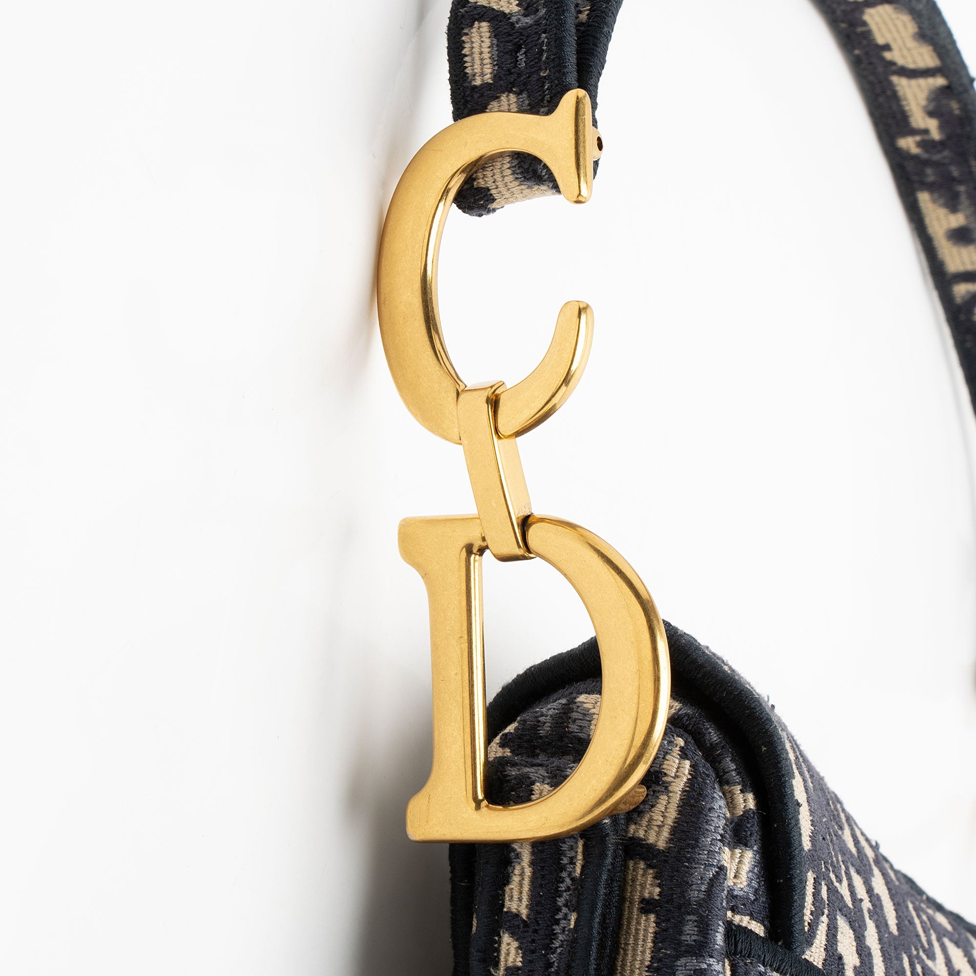 Dior Oblique Logo Saddle Bag