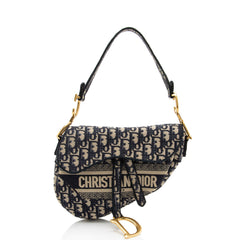 Dior Oblique Logo Saddle Bag