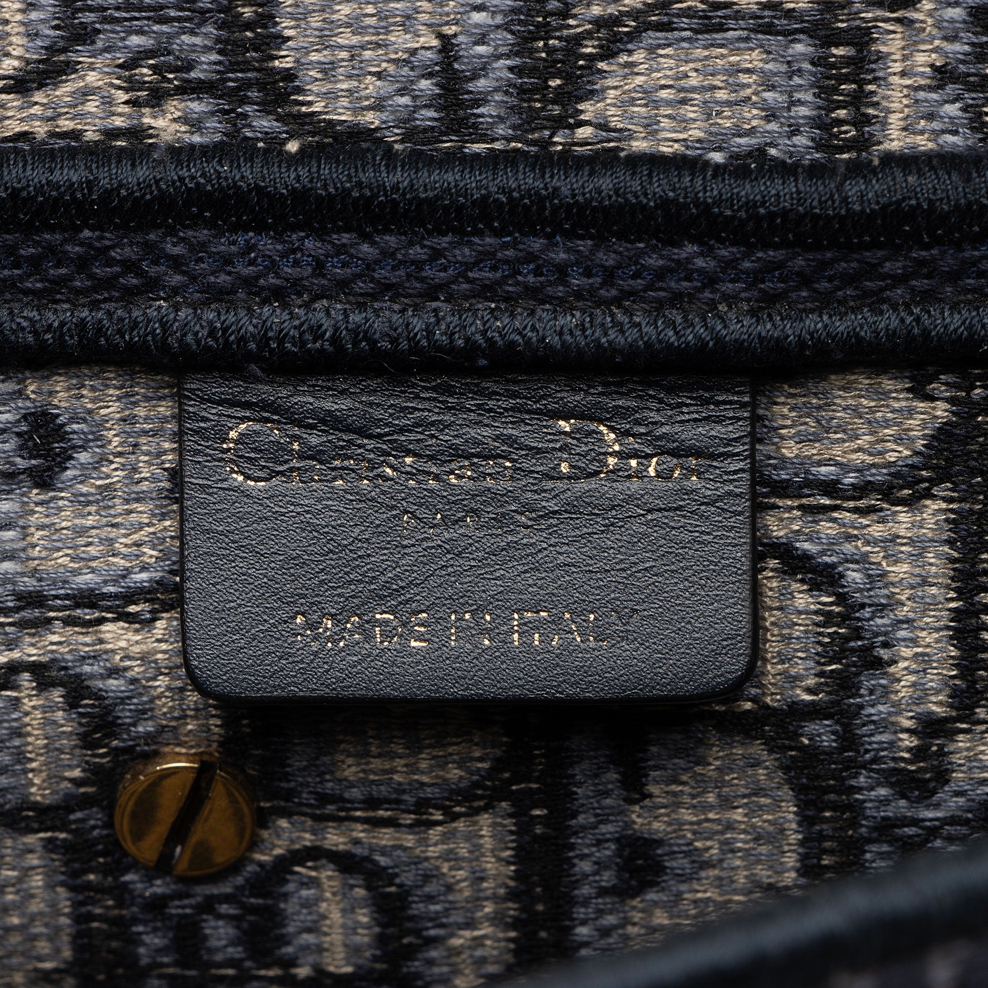 Dior Oblique Logo Saddle Bag