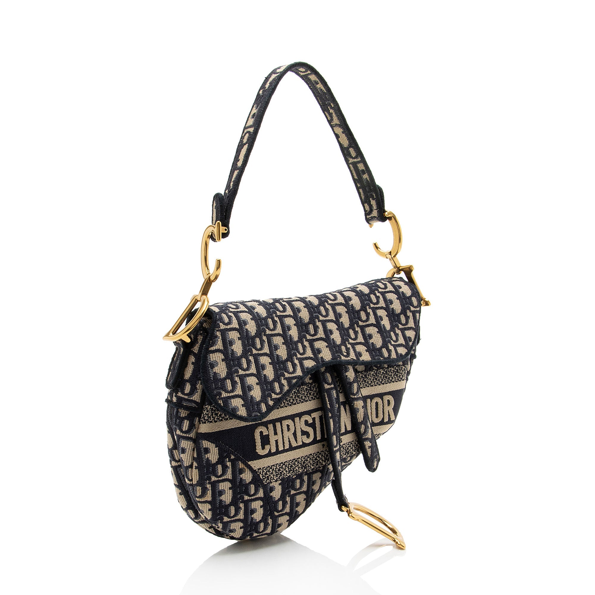 Dior Oblique Logo Saddle Bag