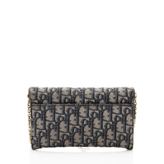 Dior Oblique Saddle Chain Wallet Crossbody