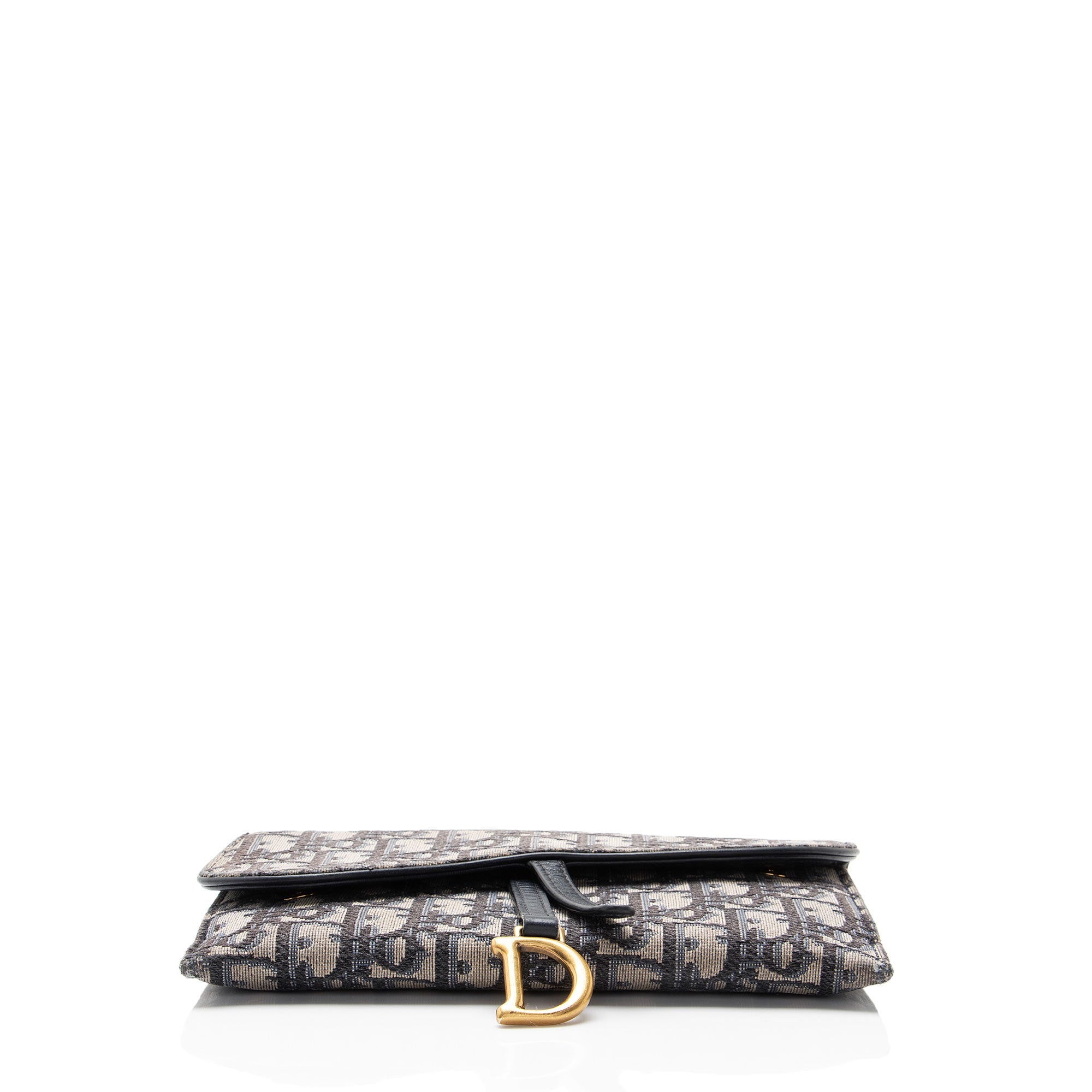 Dior Oblique Saddle Chain Wallet Crossbody
