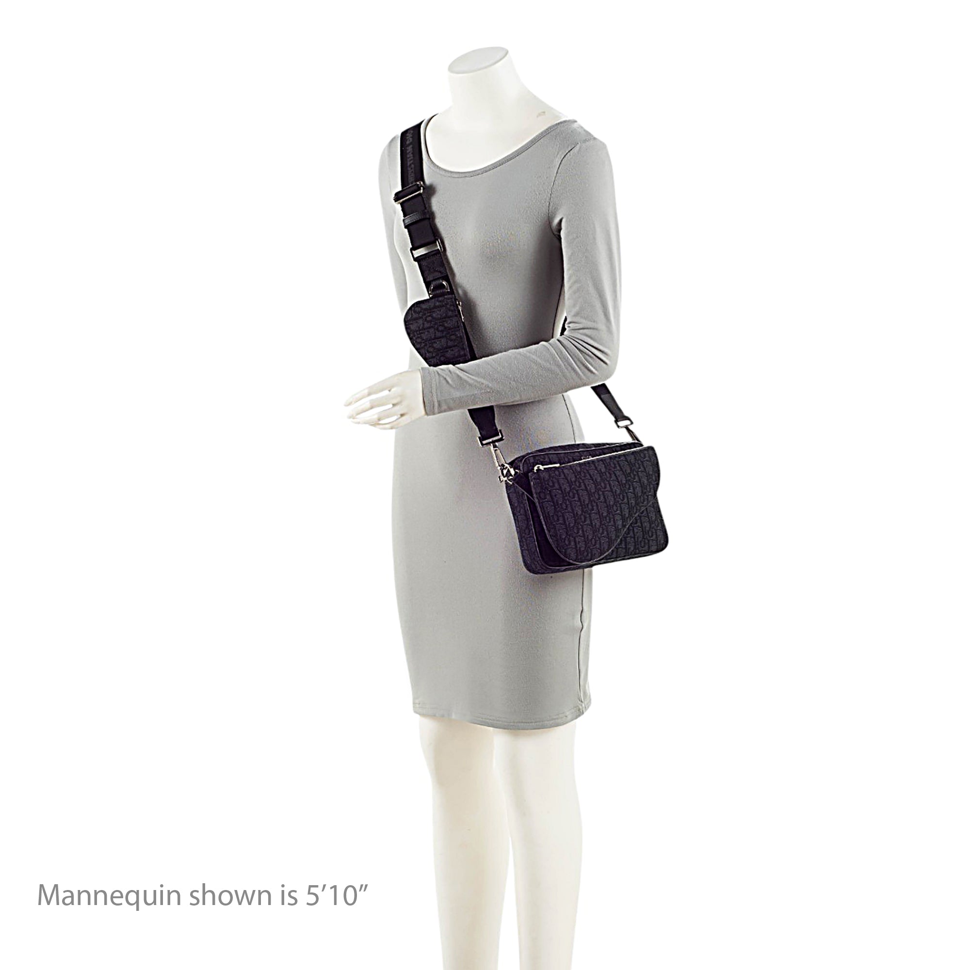Dior Oblique Saddle Triple Pouch Crossbody