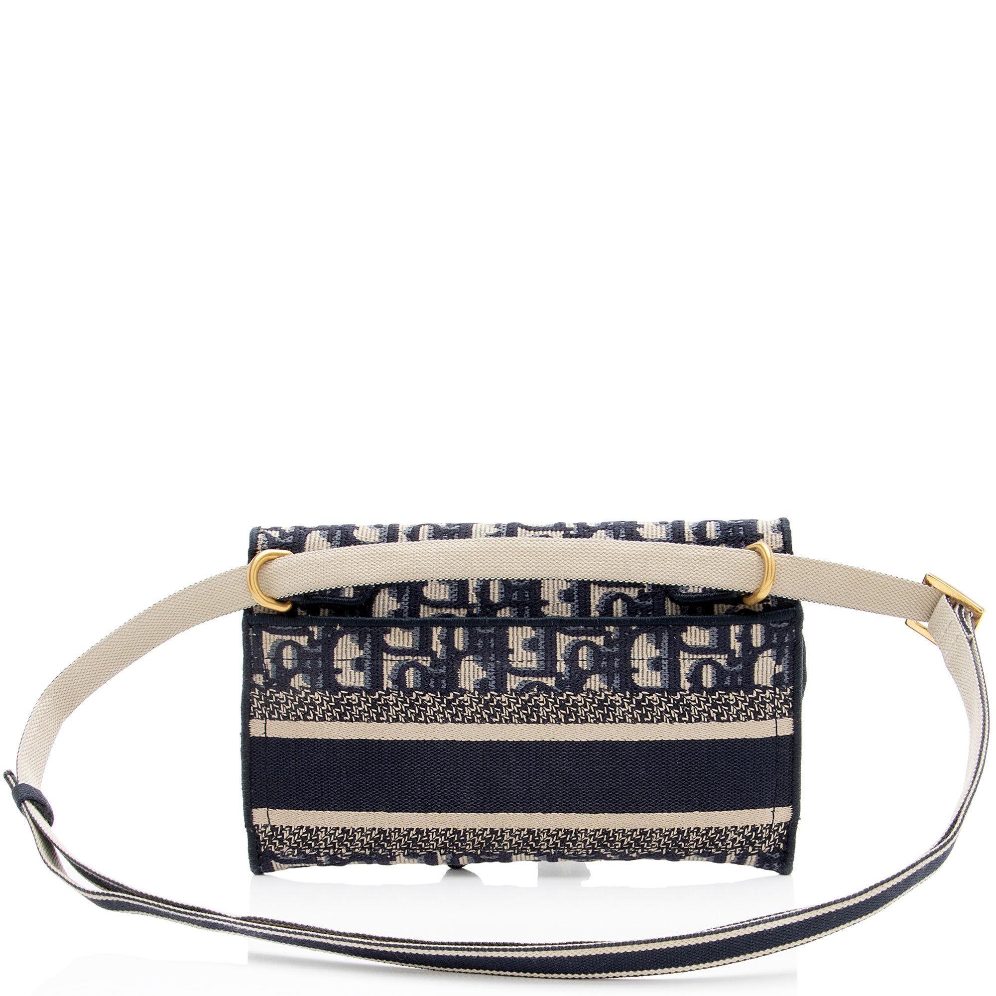 Dior Oblique Slim Saddle Pouch