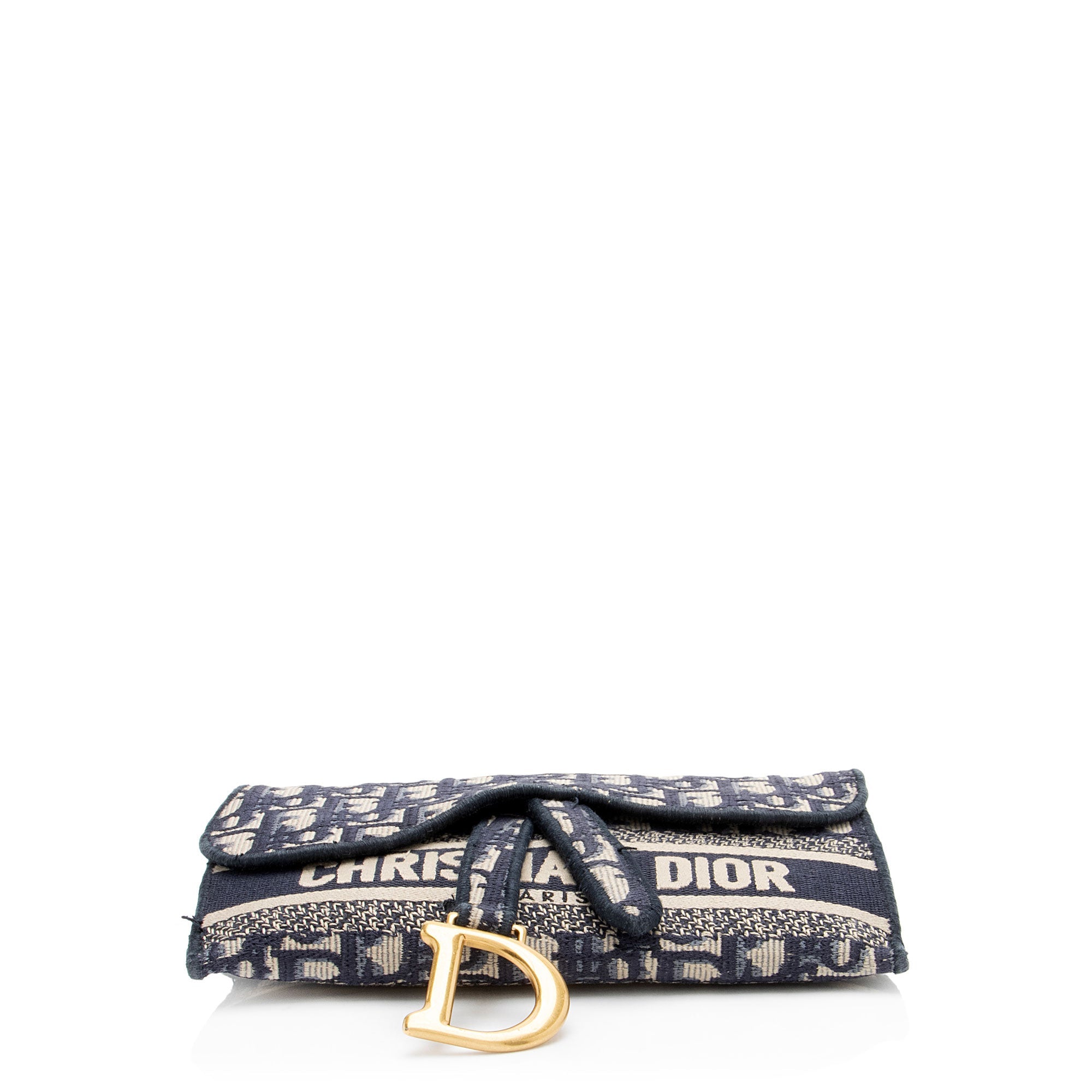 Dior Oblique Slim Saddle Pouch