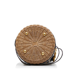 Dior Oblique Wicker Bucket Bag