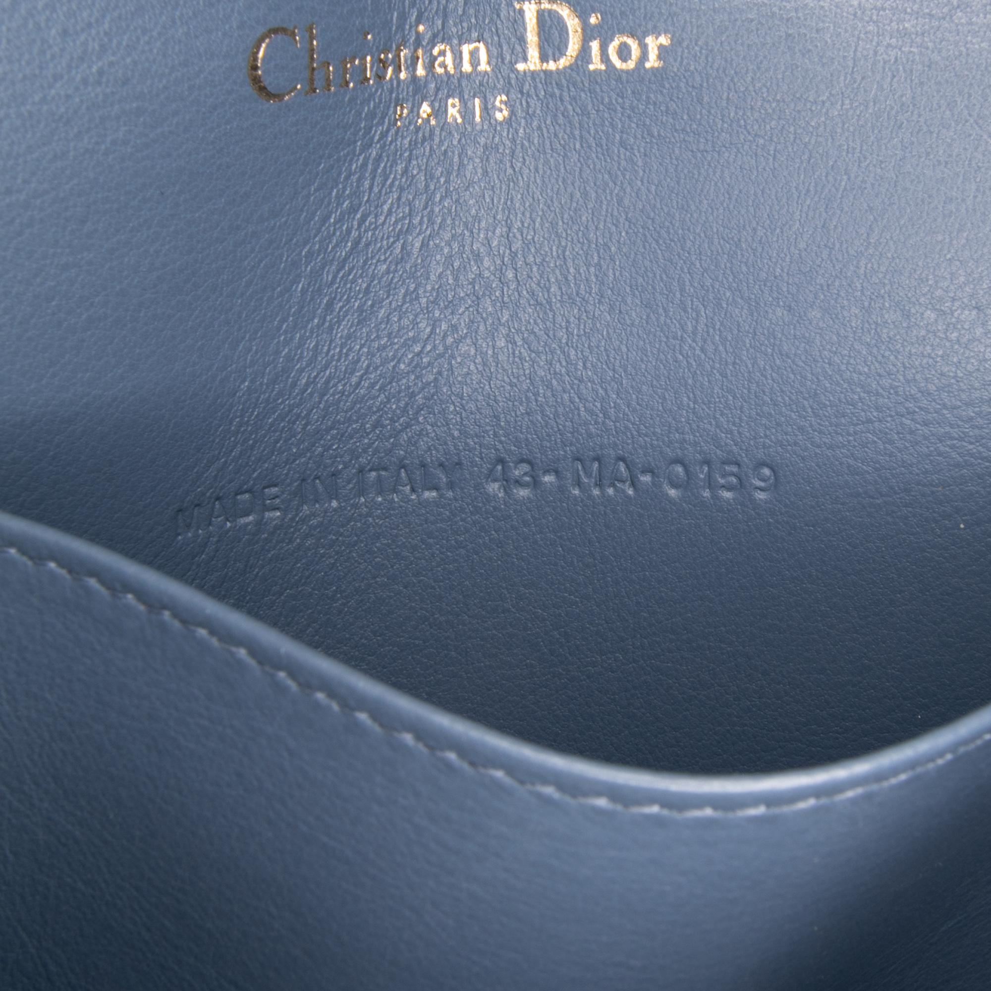 Dior Patent Cannage Lady Dior Wallet On Chain