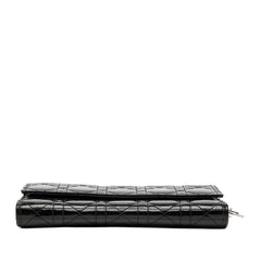 Dior Patent Cannage Lady Dior Wallet On Chain