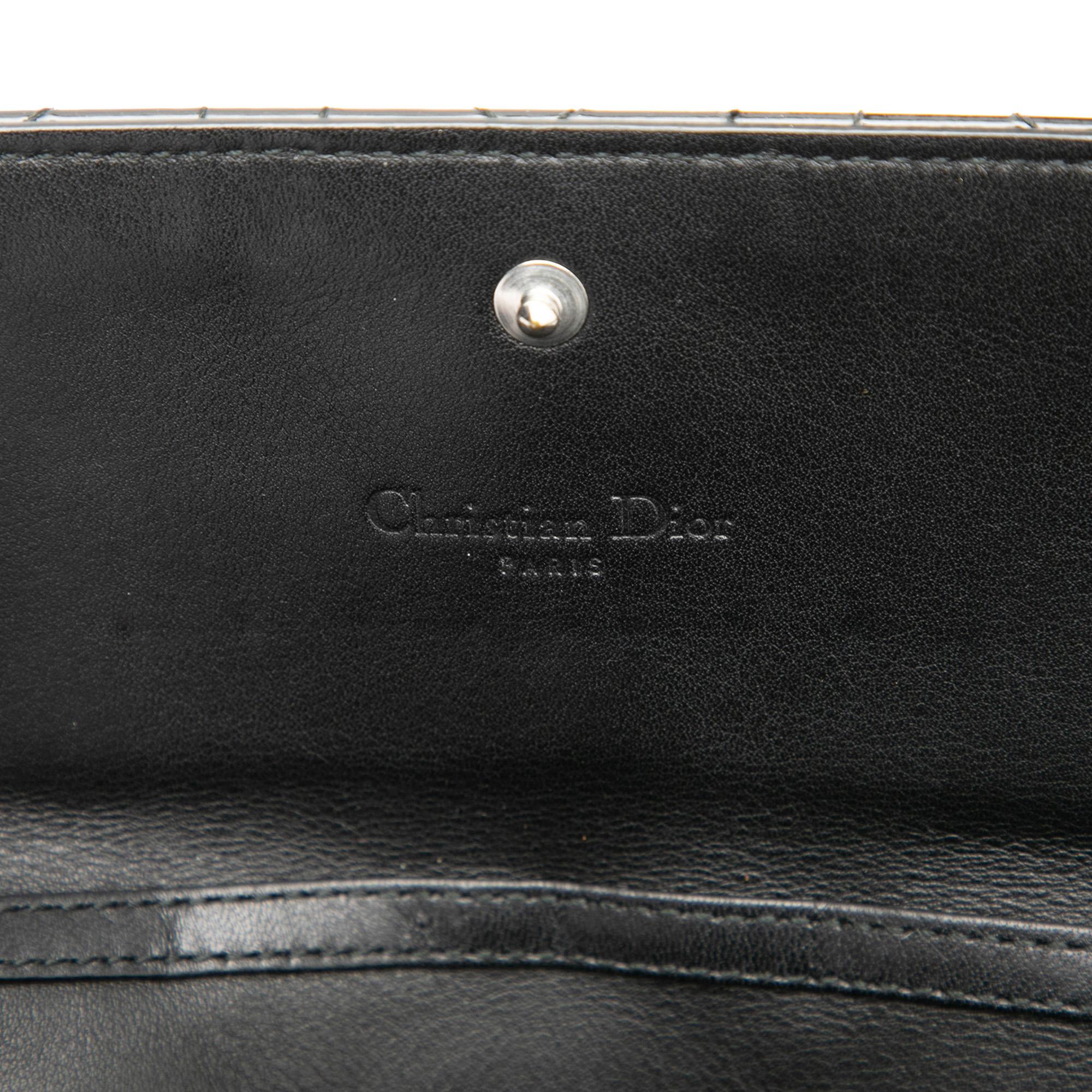 Dior Patent Cannage Lady Dior Wallet On Chain