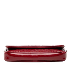 Dior Patent Cannage Lady Dior Wallet On Chain