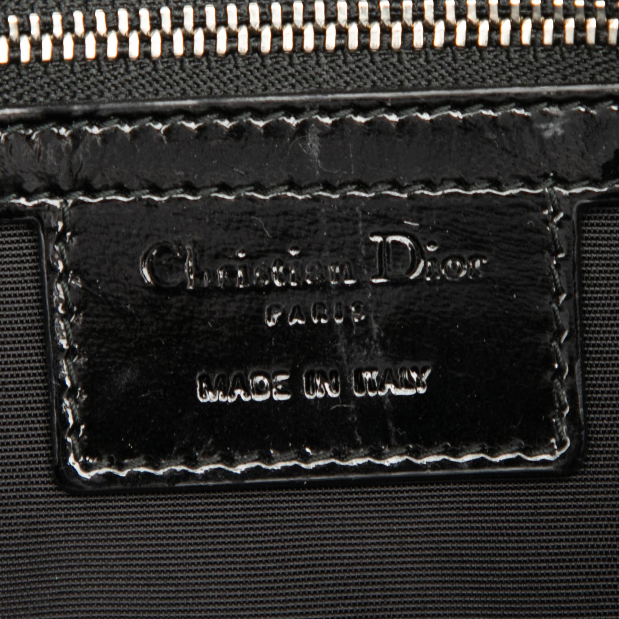 Dior Patent Cannage Panarea Clutch