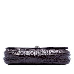 Dior Patent Cannage Rendezvous Shoulder Bag