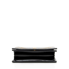 Dior Patent Leather Studded Diorama Small Shoulder Bag