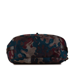 Dior Peter Doig Denim Camouflage Soft Saddle Bag