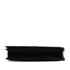 Dior Satin Cannage Lady Dior Wallet on Chain