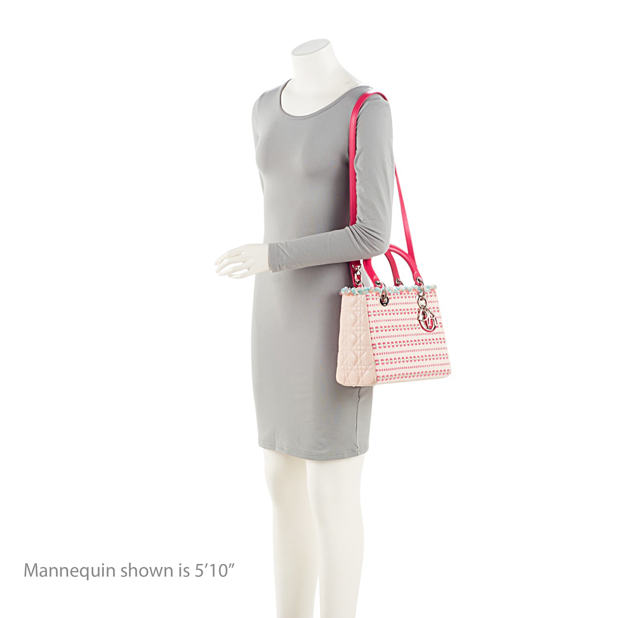 Dior Sequin Tweed Lady Dior Medium Tote