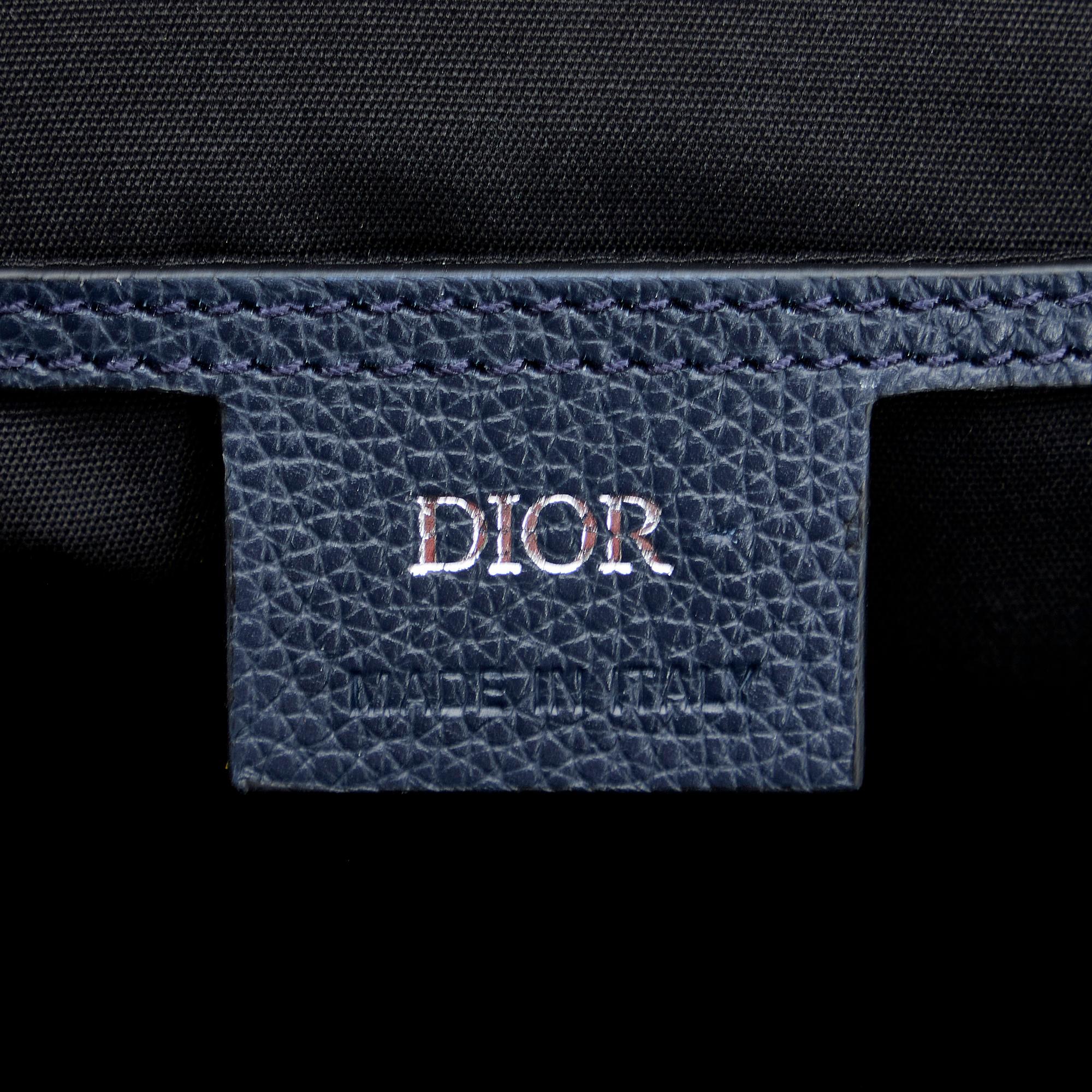 Dior Shawn Stussy Grained Calfskin Year of the Ox Sling Bag