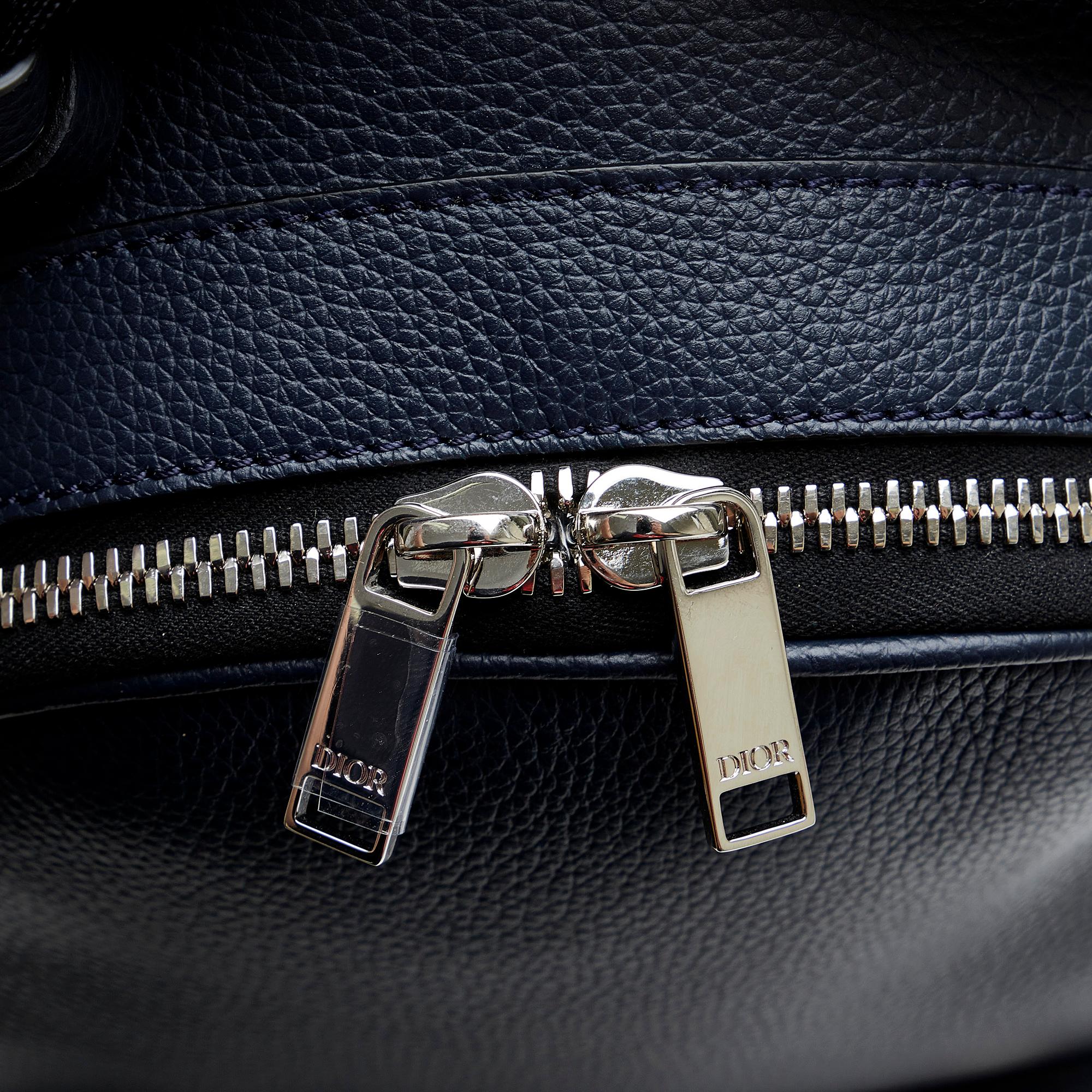 Dior Shawn Stussy Grained Calfskin Year of the Ox Sling Bag