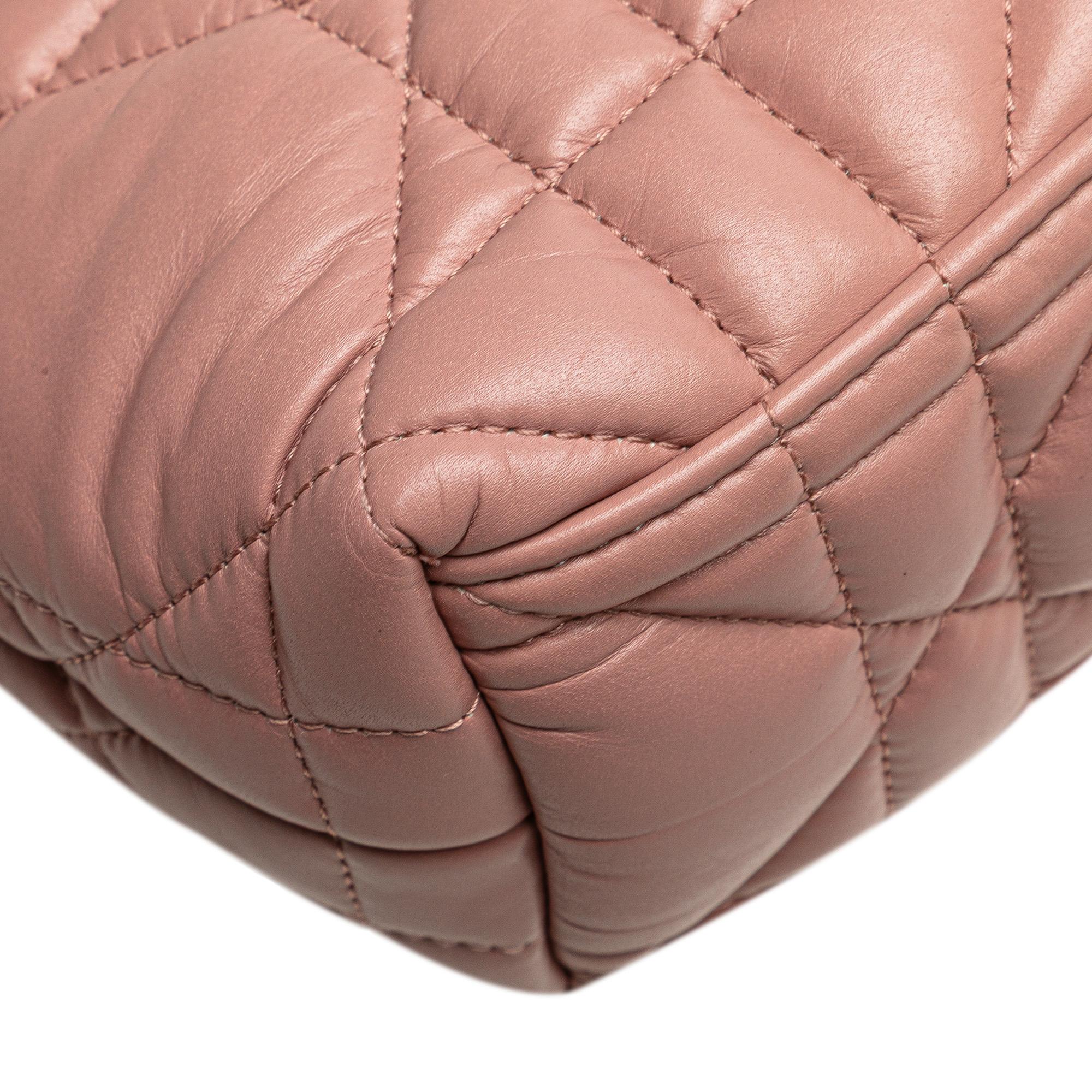 Dior Small Calfskin Macrocannage Diortravel Nomad Pouch