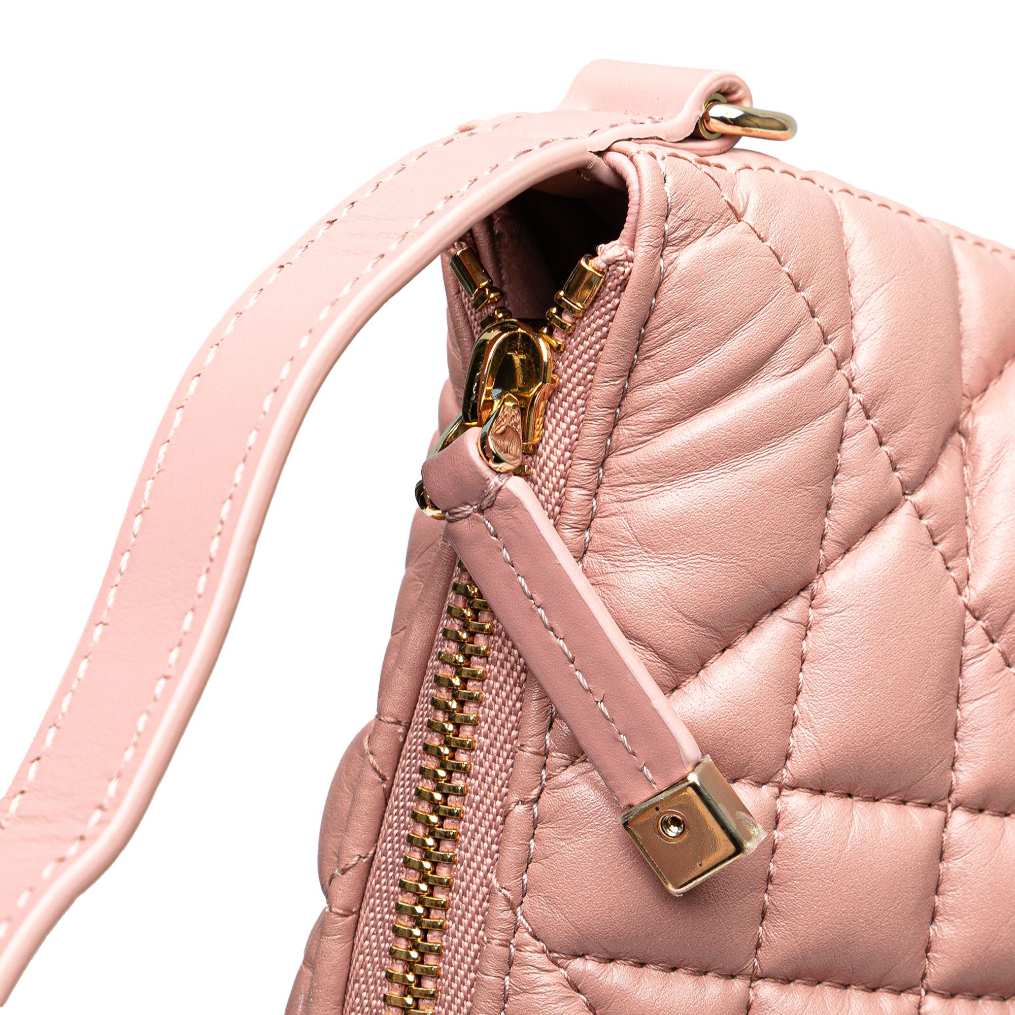 Dior Small Calfskin Macrocannage Diortravel Nomad Pouch