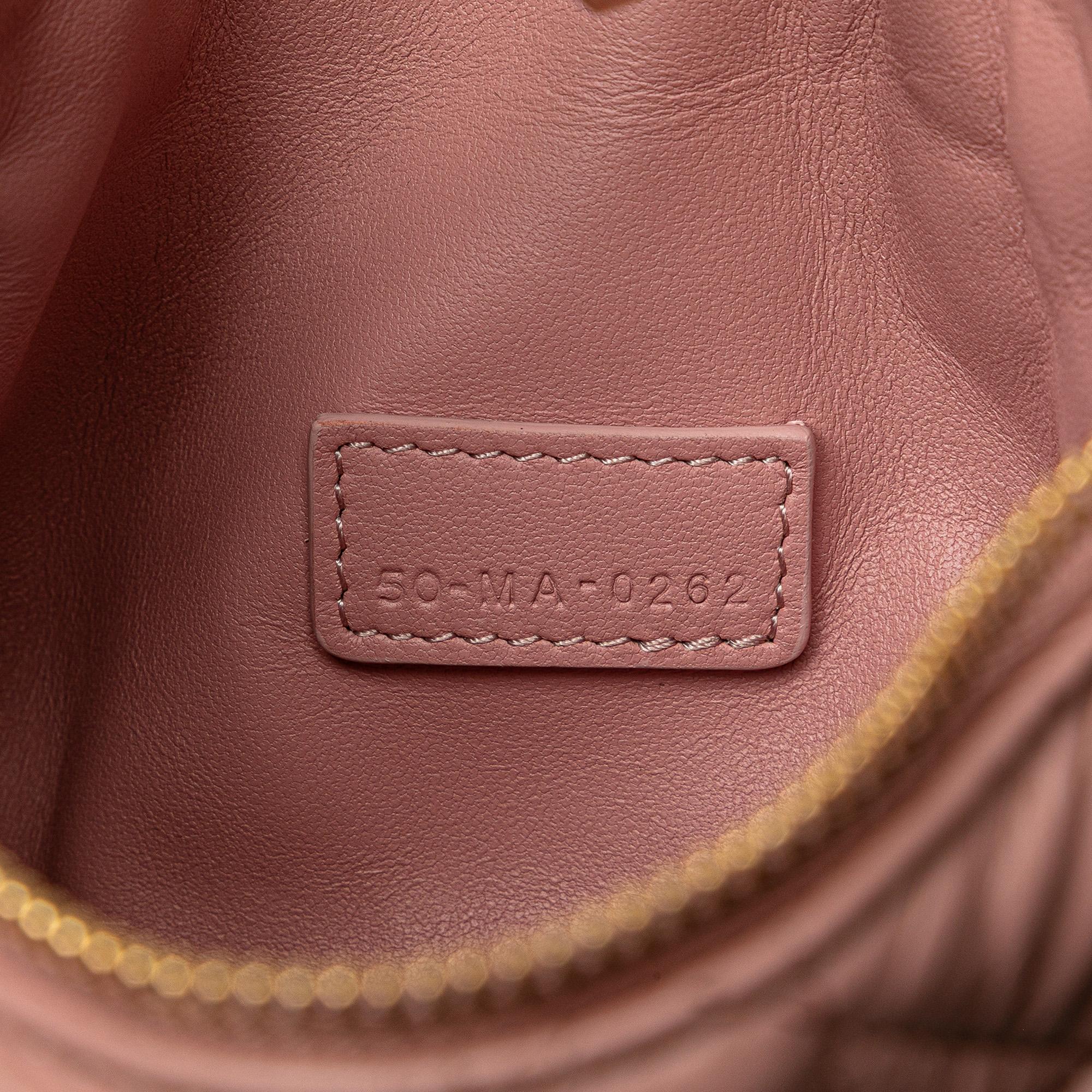 Dior Small Calfskin Macrocannage Diortravel Nomad Pouch