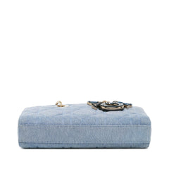 Dior Small Denim Macrocannage Lady D Joy