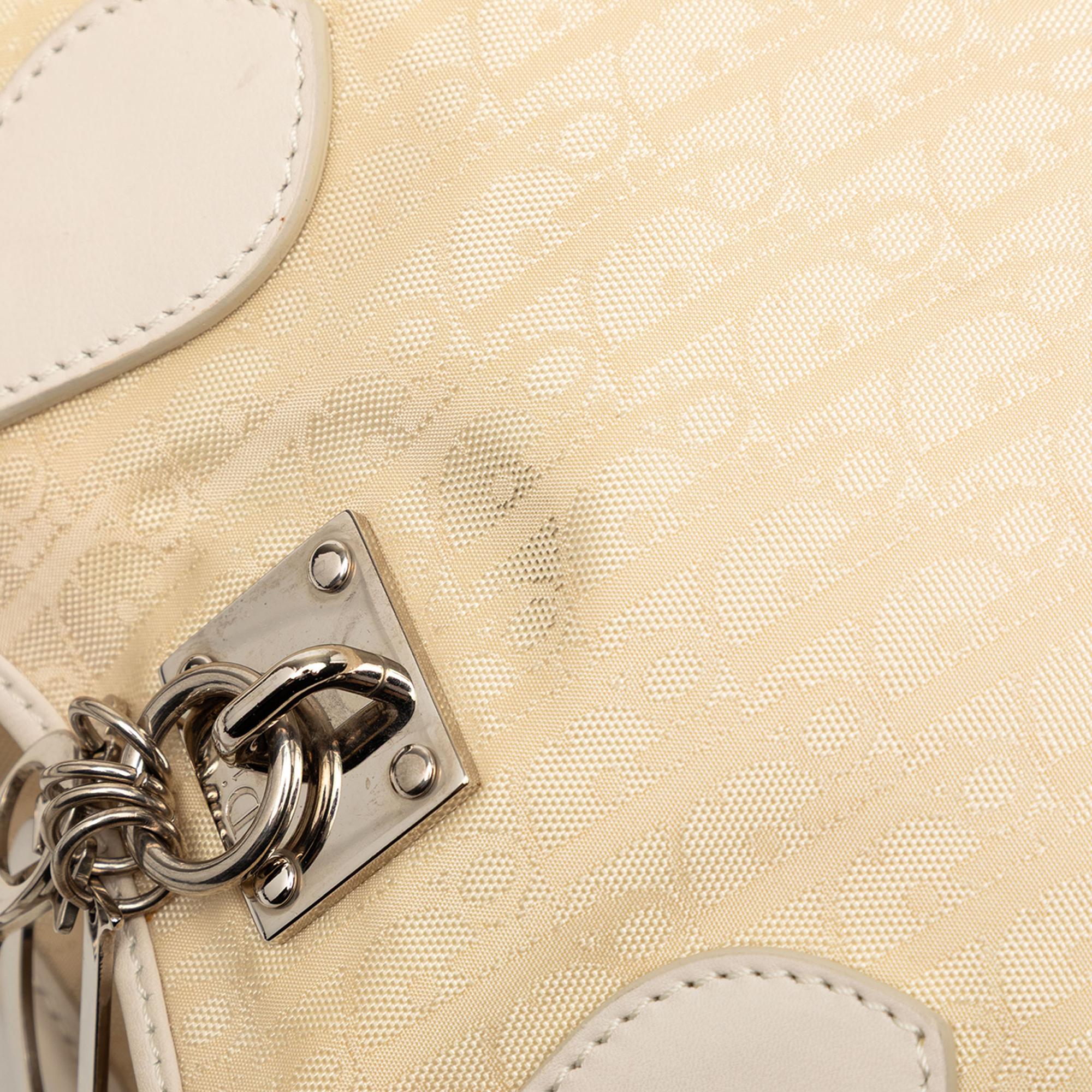 Dior Small Diorissimo Trotter Canvas Lovely Charm Tote