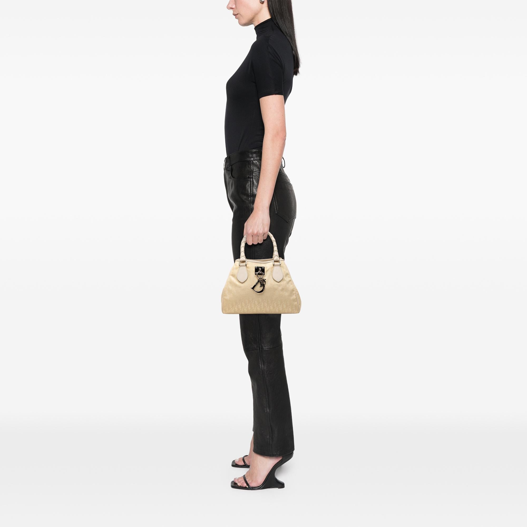 Dior Small Diorissimo Trotter Canvas Lovely Charm Tote