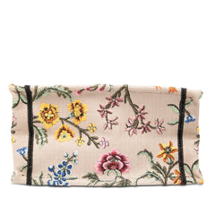 Dior Small Embroidered Canvas Petites Fleurs Book Tote