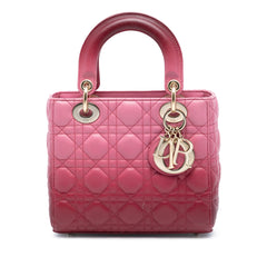 Dior Small Gradient Lambskin Cannage Lady Dior