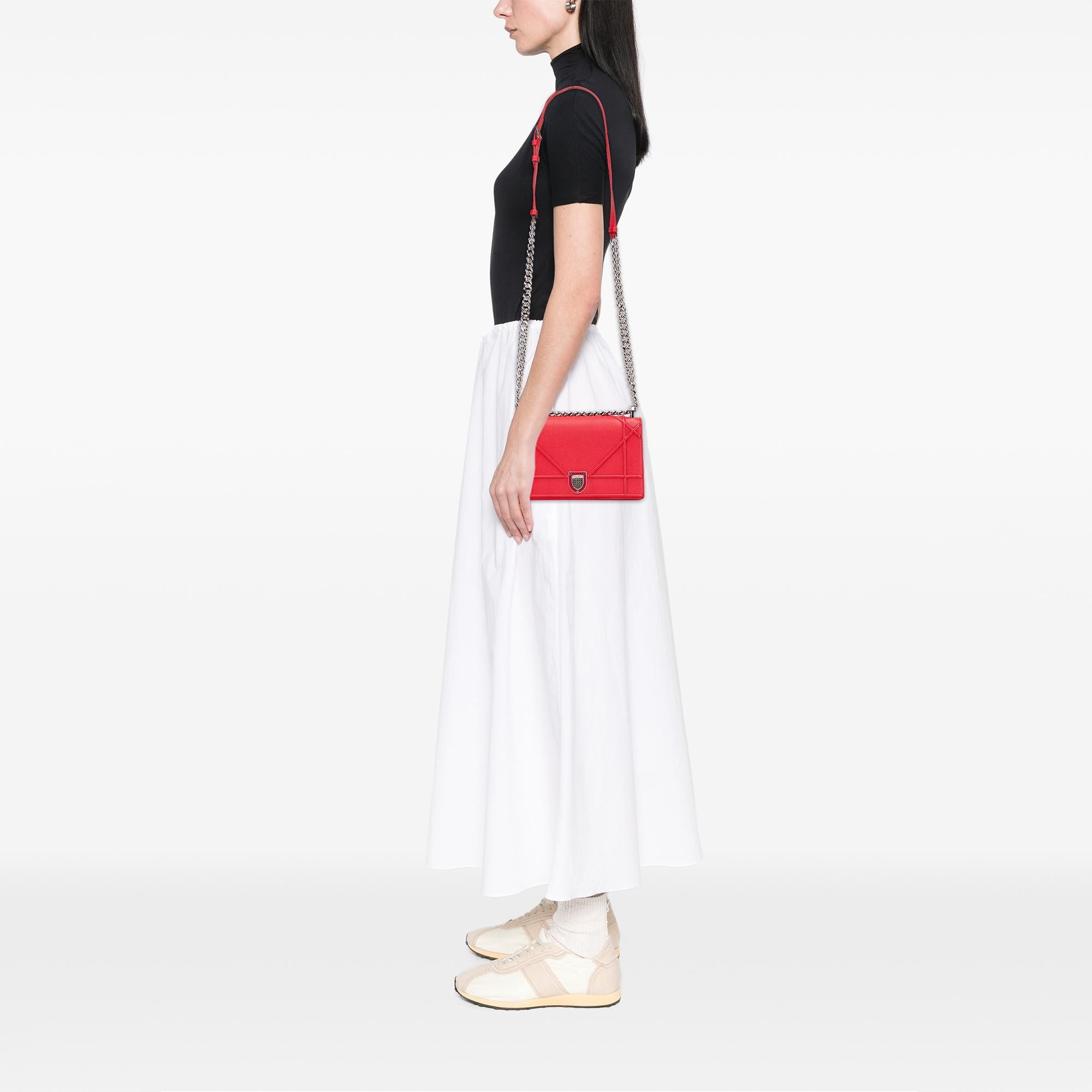 Dior Small Grained Calfskin Diorama Flap