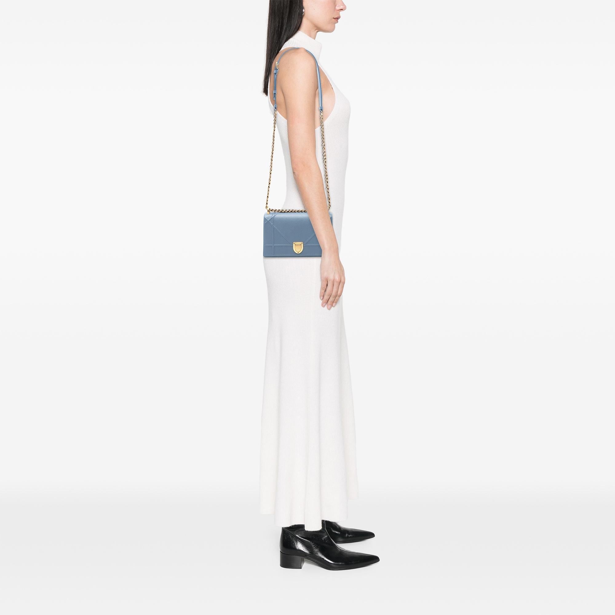 Dior Small Grained Calfskin Diorama Flap