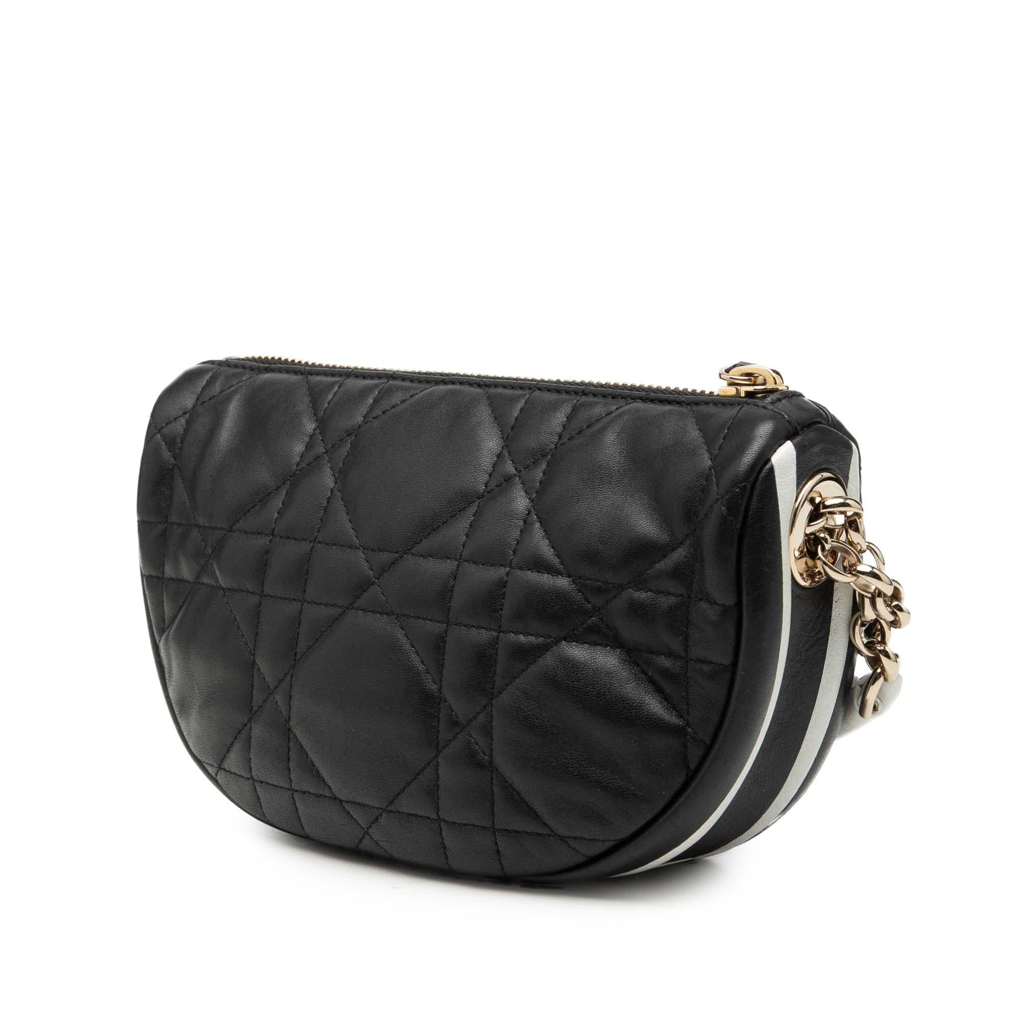 Dior Small Lambskin Cannage Dior Vibe Hobo