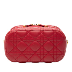 Dior Small Lambskin Cannage DiorTravel Vanity Case