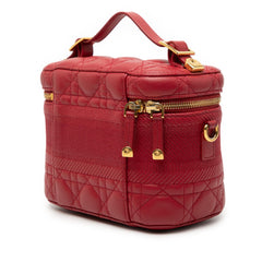 Dior Small Lambskin Cannage DiorTravel Vanity Case