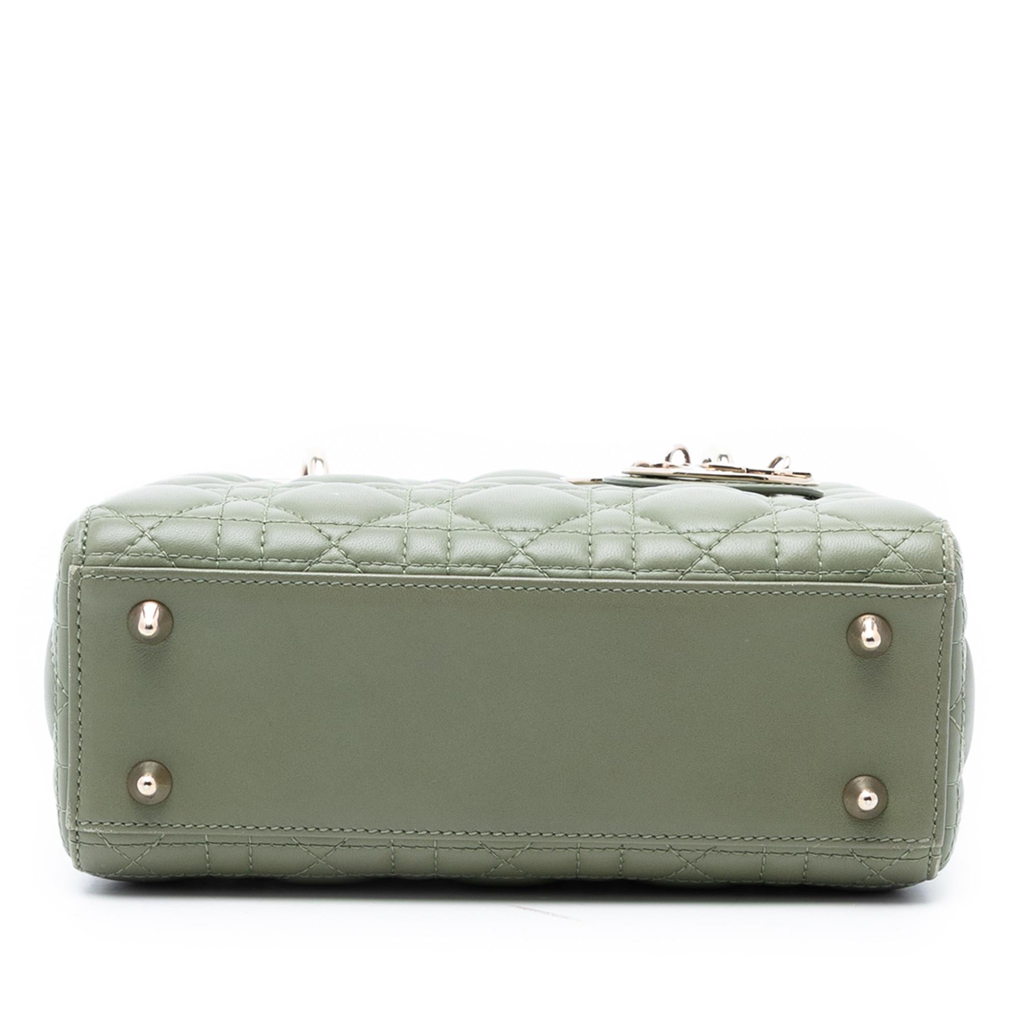 Dior Small Lambskin Cannage Lady Dior